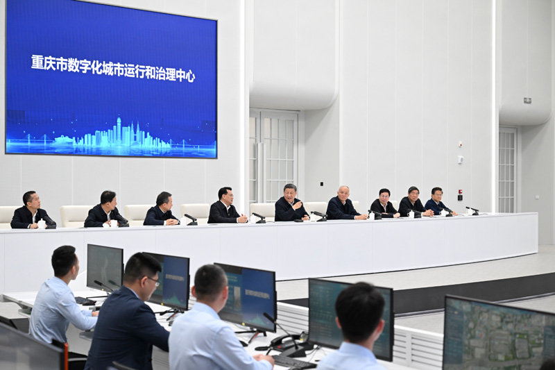 習近平在重慶考察時強調
進一步全面深化改革開放
不斷譜寫中國式現代化重慶篇章
蔡奇陪同考察「相關圖片」